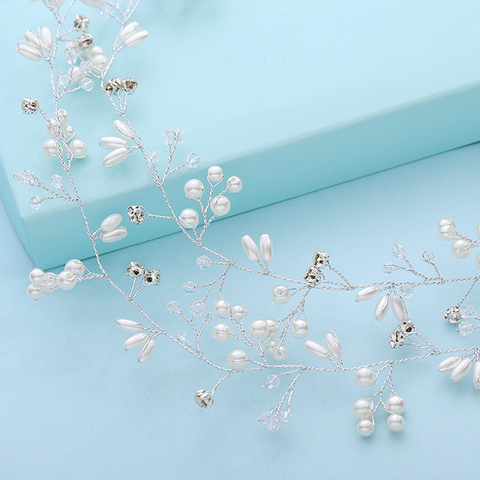 Wedding Crystal Pearl Hair Accessories - last minute health and beauty