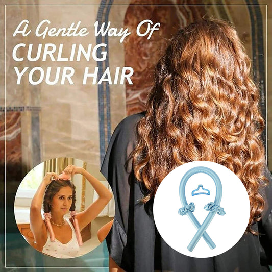 Heatless Curling Rod Curls Silk Ribbon - last minute health and beauty