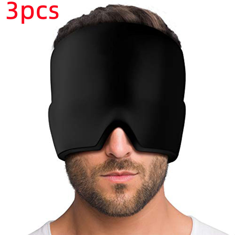 Ice Compress Headache Relief Gel Cold Therapy Migraine Eye Mask - last minute health and beauty