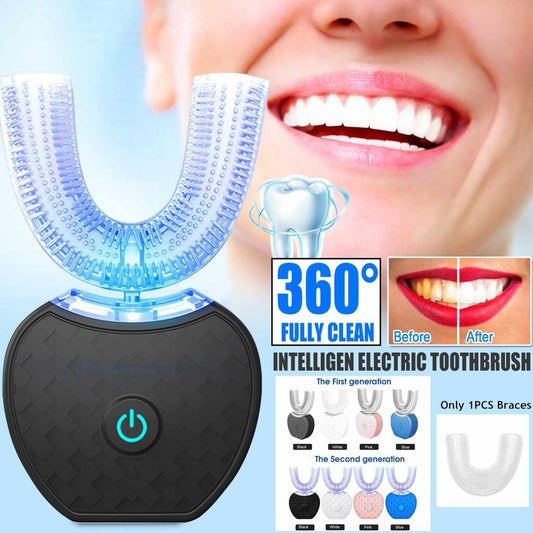360 Degrees Intelligent Automatic Electric Toothbrush - last minute health and beauty, 360 toothbrush